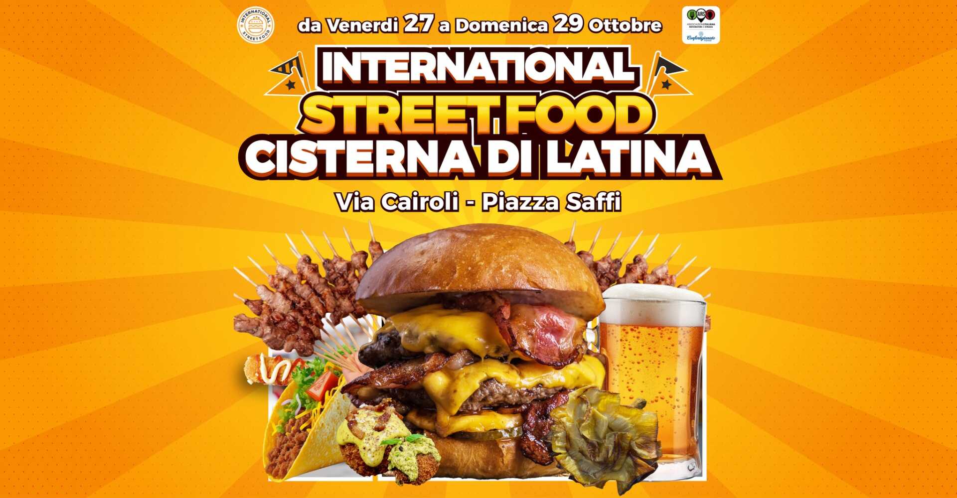 A Cisterna arriva l'International Street Food – Luna Notizie – Notizie di  Latina